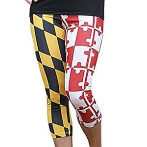 Maryland Flag capri leggings Unbranded